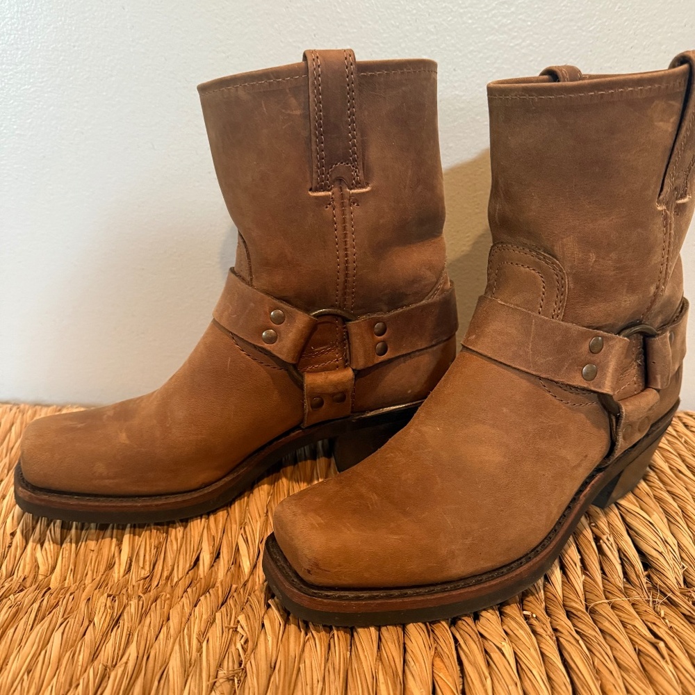 Frye harness boots